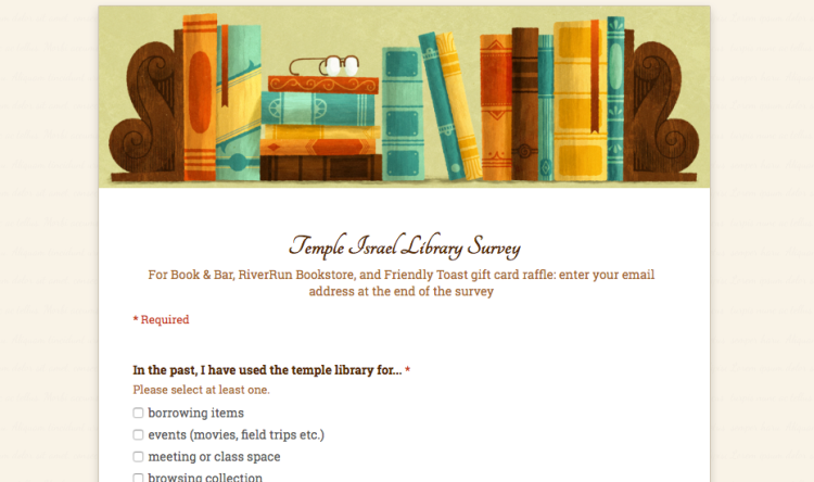 Library Survey Snapshot
